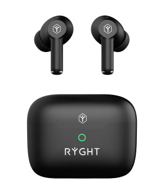 Ecouteurs sans fil - Bluetooth 5.3 - RYGHT - Jumo ANC - Noir