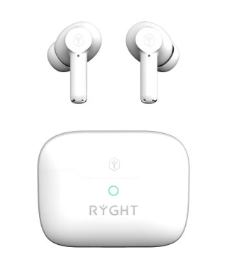 Ecouteurs sans fil - Bluetooth 5.3 - RYGHT - Jumo ANC - Blanc