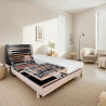 Ensemble relaxation matelas + sommiers électriques 2x80x200cm - Mousse - Ferme - EQUINOXE Fabrication française