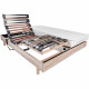 Ensemble relaxation matelas + sommiers électriques 2x80x200cm - Mousse - Ferme - EQUINOXE Fabrication française