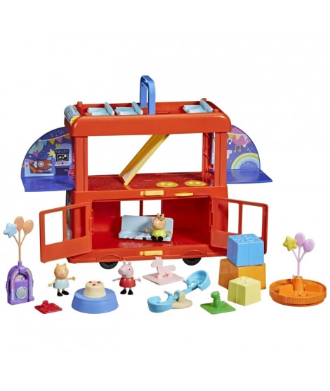 Peppa Pig, coffret Bus en fete 2 en 1