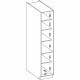 Colonne - MODENA - 40 cm - 2 portes - Chene artisan et noir mat - CUISINIER