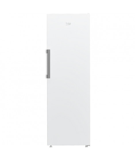 Congélateur armoire - BEKO - B1RFNE314W - Froid ventilé - Classe E - 286 L - 186,5 x 59,7 x 70,9 cm - Blanc