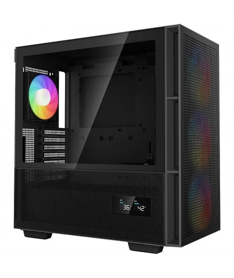 Boîtier PC - DEEPCOOL - CH560 Digital (Noir) - Moyen tour - Format ATX - 3x140mm A-RGB + 1x120mm A-RGB