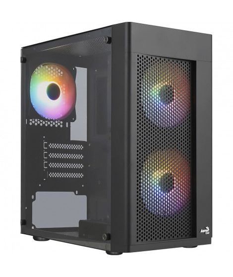 Boîtier PC - AEROCOOL - Hexform G v2 (Noir) - Mini tour - Format Micro-ATX - Sans alimentation
