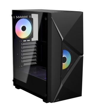 Boîtier PC - AEROCOOL - Player G v1 (Noir) - Moyen tour - Format ATX - Sans alimentation