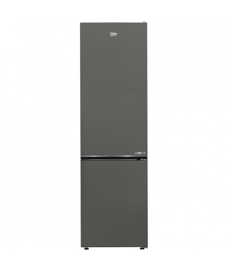 Réfrigérateur combiné congélateur en bas - BEKO - B5RCNE405HG - Froid ventilé - Classe D - 355 L - 203,5 x 59,5 x 66,3 cm - Gris