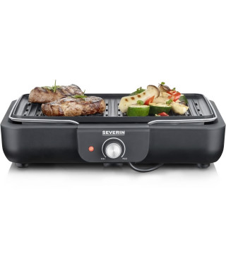 Barbecue électrique de table - SEVERIN - PG8556 - Plancha gril avec plaque anti-adhésive nervurée