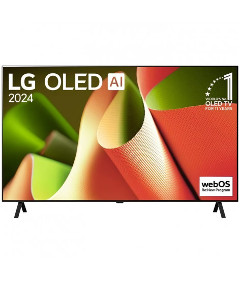 TV OLED - LG - 55B4 - 55 (139 cm) - 4K UHD 3840x2160 - Processeur IA a8 4K - 120 Hz - Dolby Vision - Smart TV - 4xHDMI - WiFi