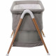 Berceau - NANIA - MANDY - Gris / Bois - Jusqu'a 9 kg