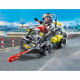 PLAYMOBIL - Quad transformable de bandit - Les policiers - City Action - Unité d'élite