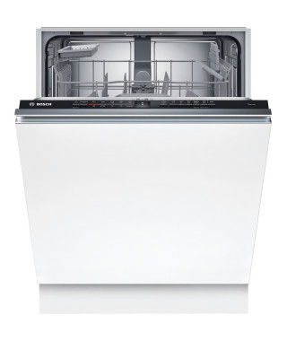 Lave-vaisselle tout intégrable - BOSCH SER2 - SMV2HTX02E - 13 couverts - EcoSilence Drive - 60 cm - 46 db - 5 programmes - Blanc