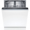 Lave-vaisselle tout intégrable - BOSCH SER2 - SMV2HTX02E - 13 couverts - EcoSilence Drive - 60 cm - 46 db - 5 programmes - Blanc