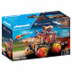 PLAYMOBIL 71299 Chariot de combat enflammé des Burnham Raiders- Affrontez les ennemis avec le chariot, son canon et siege éje…