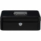 Caissette a monnaie - BURG WACHTER - Money 5025 Black - Ouverture a clé, acier noir