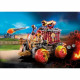 PLAYMOBIL 71299 Chariot de combat enflammé des Burnham Raiders- Affrontez les ennemis avec le chariot, son canon et siege éje…