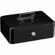 Caissette a monnaie - BURG WACHTER - Money 5025 Black - Ouverture a clé, acier noir