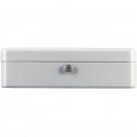 Caissette a monnaie - BURG WACHTER - Money 5030 Light Grey - Ouverture a clé, acier gris clair
