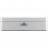 Caissette a monnaie - BURG WACHTER - Money 5030 Light Grey - Ouverture a clé, acier gris clair
