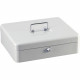 Caissette a monnaie - BURG WACHTER - Money 5030 Light Grey - Ouverture a clé, acier gris clair