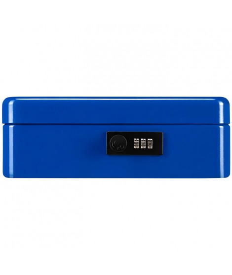 Caissette a monnaie - BURG WACHTER - Money Code 5025 Blue - Ouverture a code, acier bleu