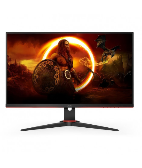 AOC Gaming 27G2SPAE - Écran FHD 27, 165 Hz, 1 ms MPRT, FreeSync, G-Sync Compatible, Haut-Parleur (1920 x 1080, VGA,