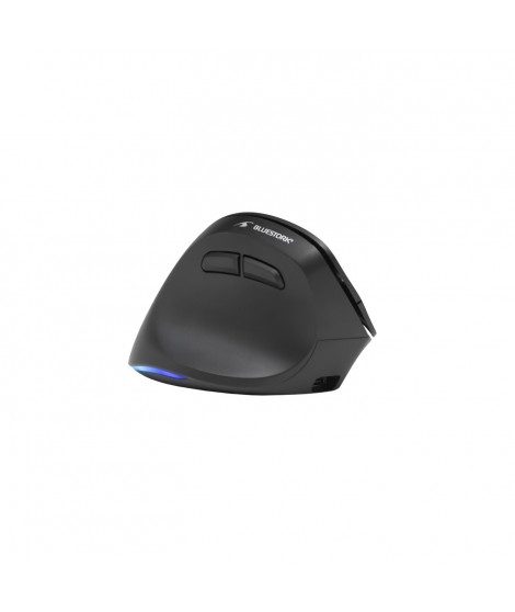 Souris ergonomique sans fil - BLUESTORK - ERGO LUMI - 6 boutons - Rétroéclairée - Noir
