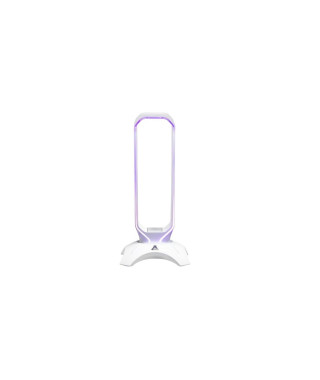Support pour Casque/Micro-Casque - THE G-LAB - K-STAND RADO - RGB USB - Blanc