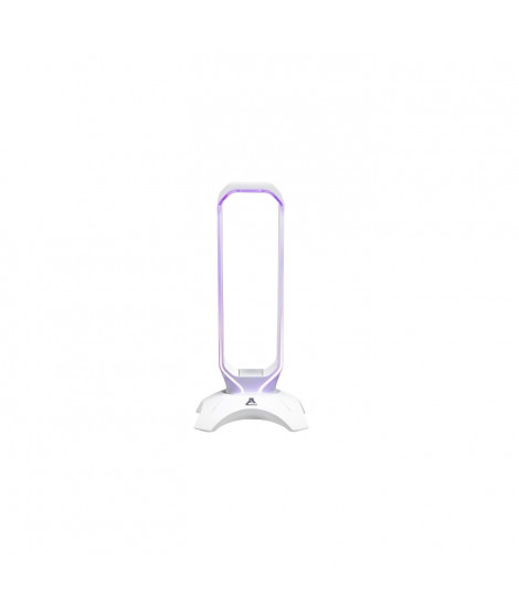Support pour Casque/Micro-Casque - THE G-LAB - K-STAND RADO - RGB USB - Blanc