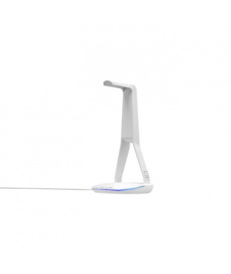 Support pour Casque/Micro-Casque - THE G-LAB - K-STAND HYDROGEN - 2 ports USB - Blanc