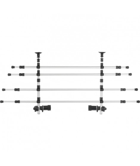 TRIXIE Grille de protection chiens 105-172cm Aluminium Argenté et noir
