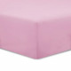 Vision - Drap housse Rose - 140x190cm - 100% coton