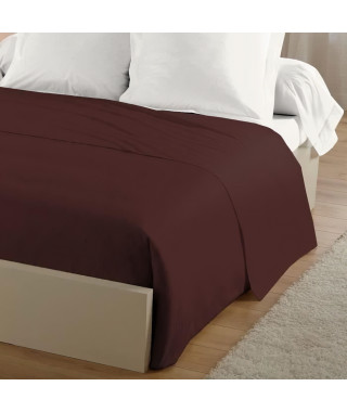 Drap plat - LOVELY HOME - LH71589 - 240 x 300 cm - Marron