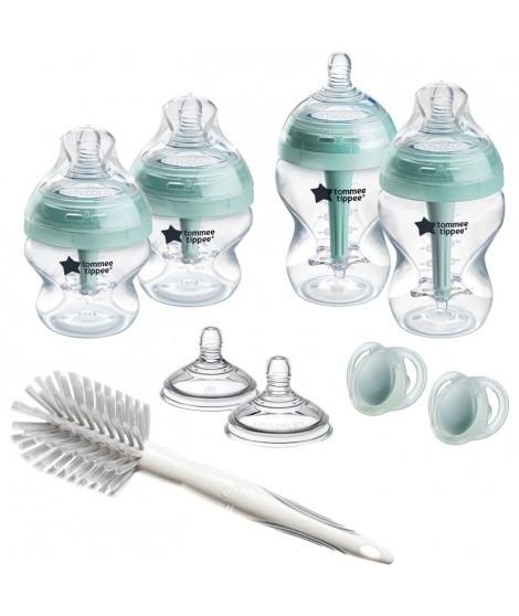 Coffret biberons - TOMMEE TIPPEE - Anti-colique Avancé - 4x biberons 150 ml / 260 ml - 2x tétines - Anti-colique - Nouveau-né