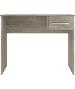 Bureau petit tiroir chene - Mélaminé chene - 90 x 50 x 74 cm
