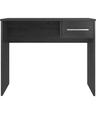 Bureau petit tiroir - Mélaminé gris cendré - 90 x 50 x 74 cm