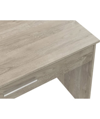 Bureau grand tiroir - Mélaminé chene - 110 x 56 x 81,5 cm