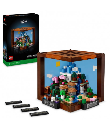 LEGO Minecraft 21265 L'établi - Set de Construction et d'Exploration - Cadeau Adultes