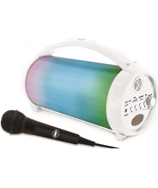FLASHBOOM Enceinte Bluetooth portable entierement lumineuse avec micro filaire détachable iParty - LEXIBOOK