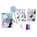 LA REINE DES NEIGES - Journal Intime Electronique - Effets lumineux et accessoires (stickers, crayon, feutres)
