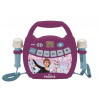 LA REINE DES NEIGES - Enceinte Bluetooth - Effets Lumineux, Micros et Batterie Rechargeable