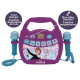LA REINE DES NEIGES - Enceinte Bluetooth - Effets Lumineux, Micros et Batterie Rechargeable