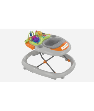 Trotteur Walky Talky Grey - Sons et Lumieres - 4 roues - 6 freins - CHICCO