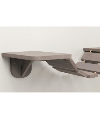 TRIXIE Échelle d'escalade murale pour chats 150x30 cm Taupe