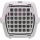 TRIXIE Box de transport Capri 1 - XS - 32 x 31 x 48 cm - Gris clair et mauve - Pour chien