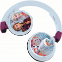 LA REINE DES NEIGES 2 Casque 2-en-1 Bluetooth et filaire confortable et pliable pour enfants avec limitation de son - LEXIBOOK