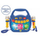 LA PAT' PATROUILLE - Enceinte Bluetooth - Effets Lumineux, Micros et Batterie Rechargeable