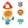 Coofret Fusée de Bain avec 3 animaux souples