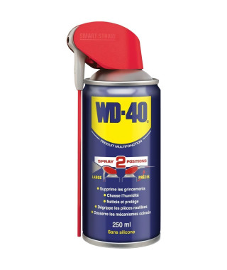 WD-40 Produit Multifonction Spray Double Position aérosol - 250 ml