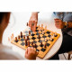 SERIE NOIRE ECHECS PLATEAU - Jeu de plateau - DUJARDIN - Affrontez-vous sur l'échiquier dans ce jeu de stratégie intemporel !